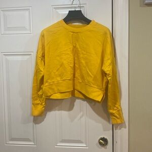 New Daniel Patrick yellow cropped sweater